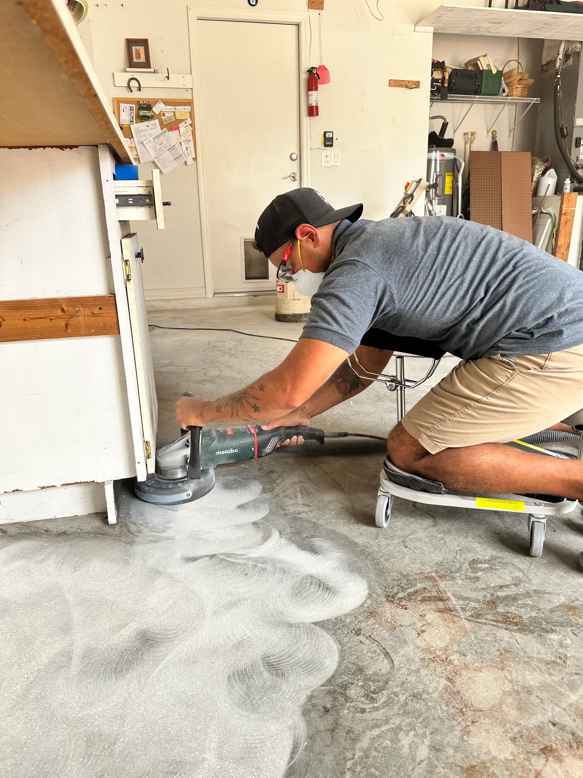 Epoxy Floor Innovators crew at work